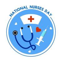 International nurse day concept with vector element. doctor medical background photo