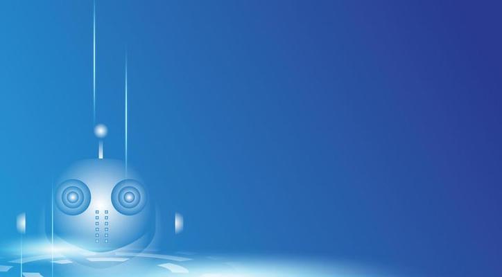digital science fiction background with robotic object