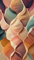 illustration of Creamy colors, seamless textile full-drop repeated surface pattern, repeat patterns, geometric. Abstract background in creamy pastel colors, alcohol ink art photo