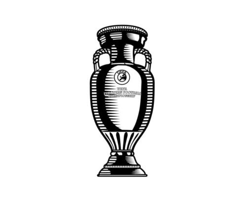 Champions League Europe Trophy White Logo Symbol Abstract Design Vector  Illustration With Black Background 25409535 Vector Art at Vecteezy