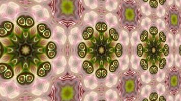 Kaleidoscope animation, Abstract geometric video, Mandala motion graphic video