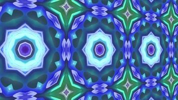 Kaleidoscope animation, Abstract geometric video, Mandala motion graphic video