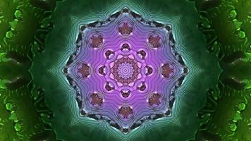 Abstract kaleidoscope animation, Mandala background movie, Geometric background video