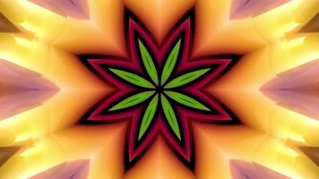 Abstract kaleidoscope animation, Mandala background movie, Geometric background video
