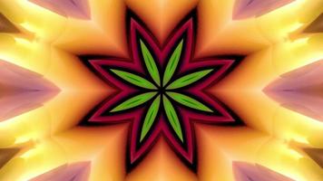 Abstract kaleidoscope animation, Mandala background movie, Geometric background video