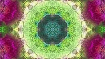 Abstract kaleidoscope animation, Mandala background movie, Geometric background video