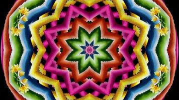 Kaleidoscope animation, Mandala art movie video