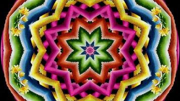 Kaleidoscope animation, Mandala art movie video