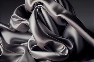 illustration of soft silver fabric photo