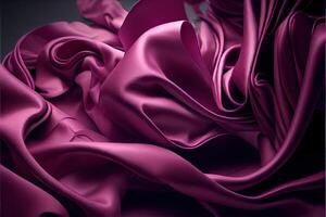 illustration of soft magenta, pink fabric photo