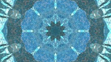 Abstract kaleidoscope animation, Mandala background movie, Geometric background video