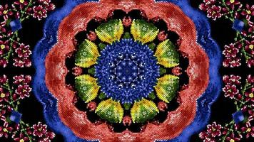 Kaleidoscope animation, Mandala art movie video