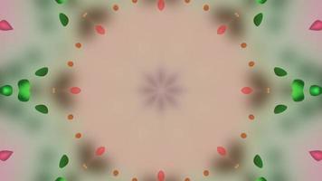 Abstract kaleidoscope animation, Mandala background movie, Geometric background video