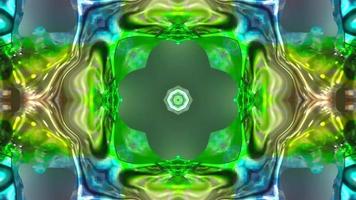 Kaleidoscope animation, Abstract geometric video, Mandala motion graphic video