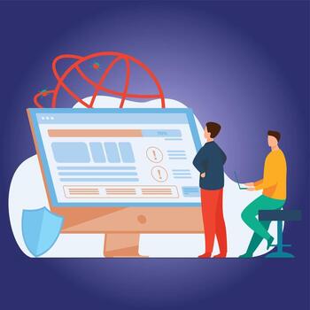 WordPress Development Service Vector