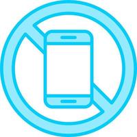 No Mobile Phone Vector Icon