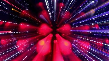 resumen miedoso bola de disco hilado con ligero efectos y rayos Perfecto acortar para club visuales o fiesta y celebracion video