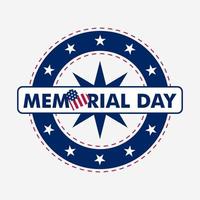 US memorial day Patriot proud label American flag and symbols National independence day 4th July vector