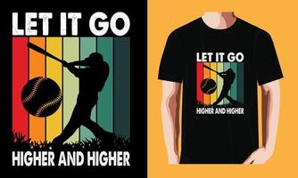 let it go higher and higher. vector