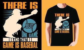 there is but one game and that game is baseball vector