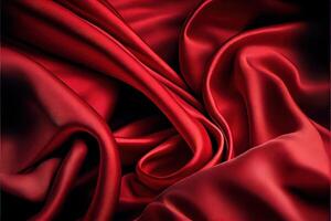 illustration of soft silk colorful fabric, texture and background photo