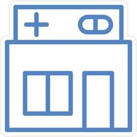 Medical Shop Vector Icon Style