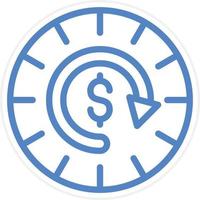 Time is Money Vector Icon Style