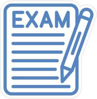 Exam Vector Icon Style