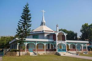 Bangladesh March 01, 2019, Church of Mary, an old-age historic Catholic church also tourist spot at Rajarampur Village, Dinajpur photo