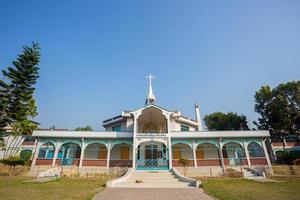 Bangladesh March 01, 2019, Church of Mary, an old-age historic Catholic church also tourist spot at Rajarampur Village, Dinajpur photo