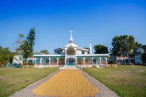 Bangladesh March 01, 2019, Church of Mary, an old-age historic Catholic church also tourist spot at Rajarampur Village, Dinajpur photo