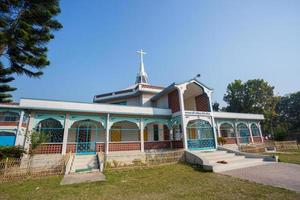 Bangladesh March 01, 2019, Church of Mary, an old-age historic Catholic church also tourist spot at Rajarampur Village, Dinajpur photo