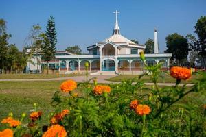 Bangladesh March 01, 2019, Church of Mary, an old-age historic Catholic church also tourist spot at Rajarampur Village, Dinajpur photo