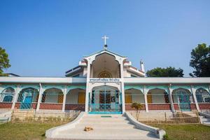 Bangladesh March 01, 2019, Church of Mary, an old-age historic Catholic church also tourist spot at Rajarampur Village, Dinajpur photo