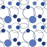 Blue curcles on white background. vector