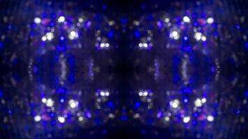 funky mirror ball spinning made into abstract pattern video