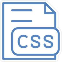 CSS File Vector Icon Style