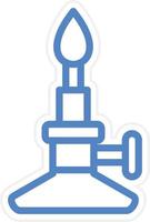 Bunsen Burner Vector Icon Style
