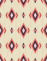 Ikat ethnic chevron seamless pattern. Ethnic fabric print geometric ikat pattern. diamond geometric background. vector