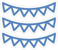 Garlands Vector Icon Style