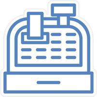 Cash Register Vector Icon Style