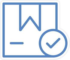 Receive Delivery Vector Icon Style