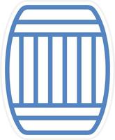 Barrel Vector Icon Style