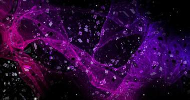 abstrakt flytande bakgrund animation, abstrakt vågig holografiska bakgrund film, lutning textur bakgrund video