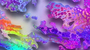 abstrakt flytande bakgrund animation, abstrakt vågig holografiska bakgrund film, lutning textur bakgrund video