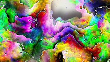 Abstract liquid background animation, Abstract wavy holographic background movie, Gradient texture background video
