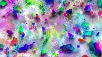 abstrakt flytande bakgrund animation, abstrakt vågig holografiska bakgrund film, lutning textur bakgrund video