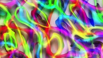 abstrakt flytande bakgrund animation, abstrakt vågig holografiska bakgrund film, lutning textur bakgrund video