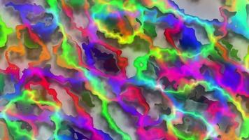 Abstract colorful animation. Multicolor holographic liquid background. Beautiful gradient texture, Moving abstract multicolored background video