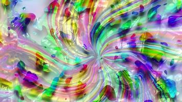 abstrait coloré animation. multicolore holographique liquide Contexte. magnifique pente texture, en mouvement abstrait multicolore Contexte video